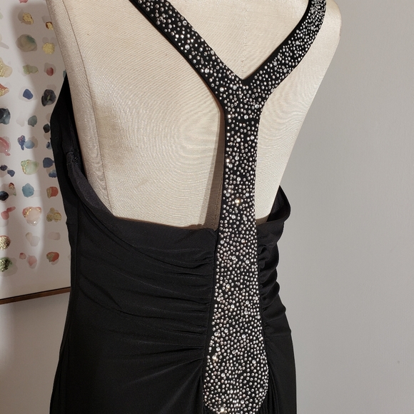 Jump apparel black sequin prom dress size XS - Picture 2 of 8